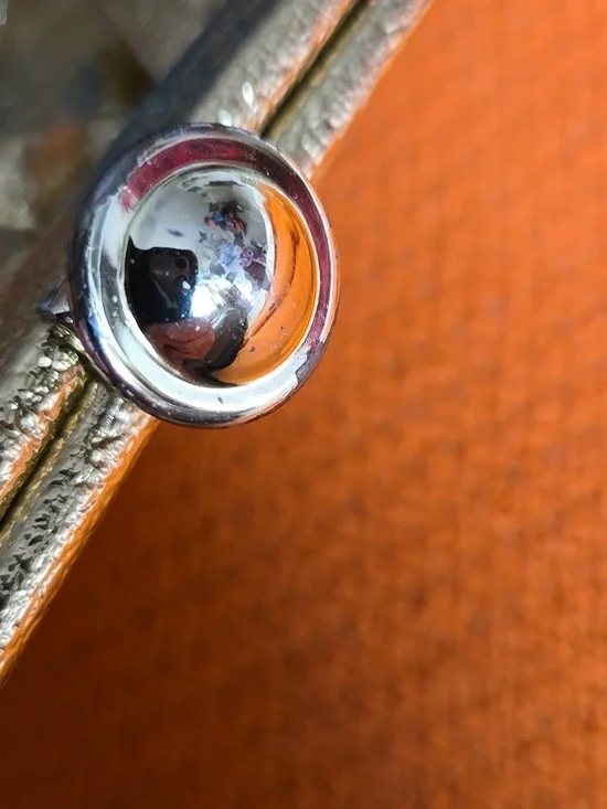 Vintage Shiny Gold Lamé Clutch Bag - Picture 9 of 9